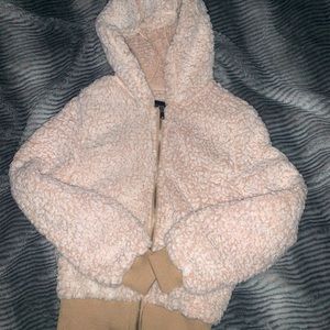 Love Tree / Cream Sherpa Jacket / Women’s Small